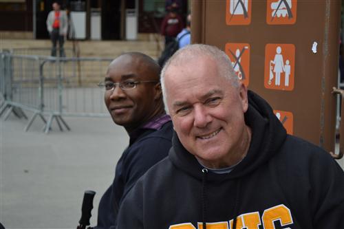Dr Engle and son 